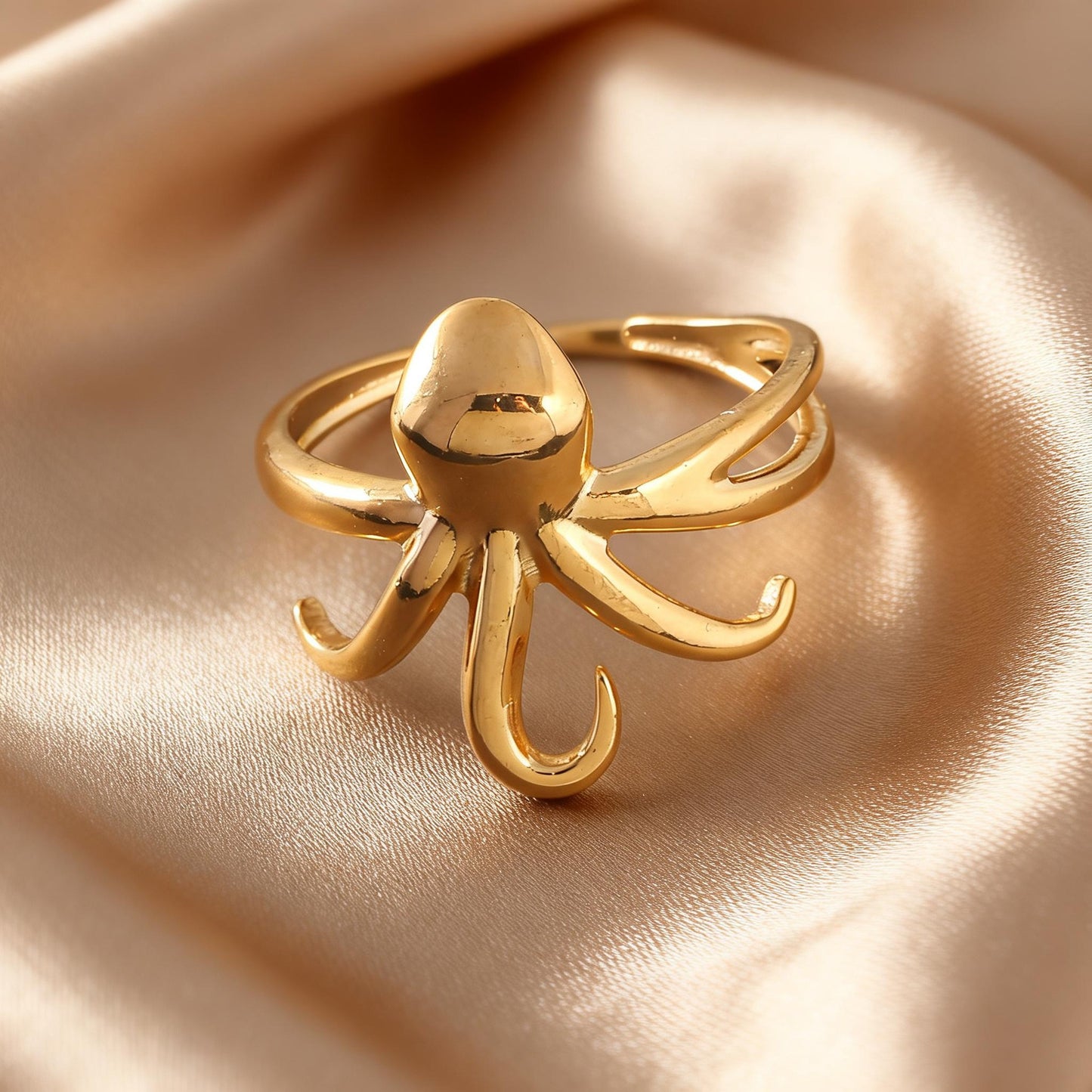 Steel Open-end Niche High-grade Fashion Trend Affordable Luxury Style Ring