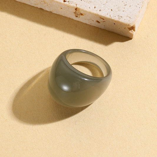 Classy Glamorous Fashion Lady Resin Style Rings