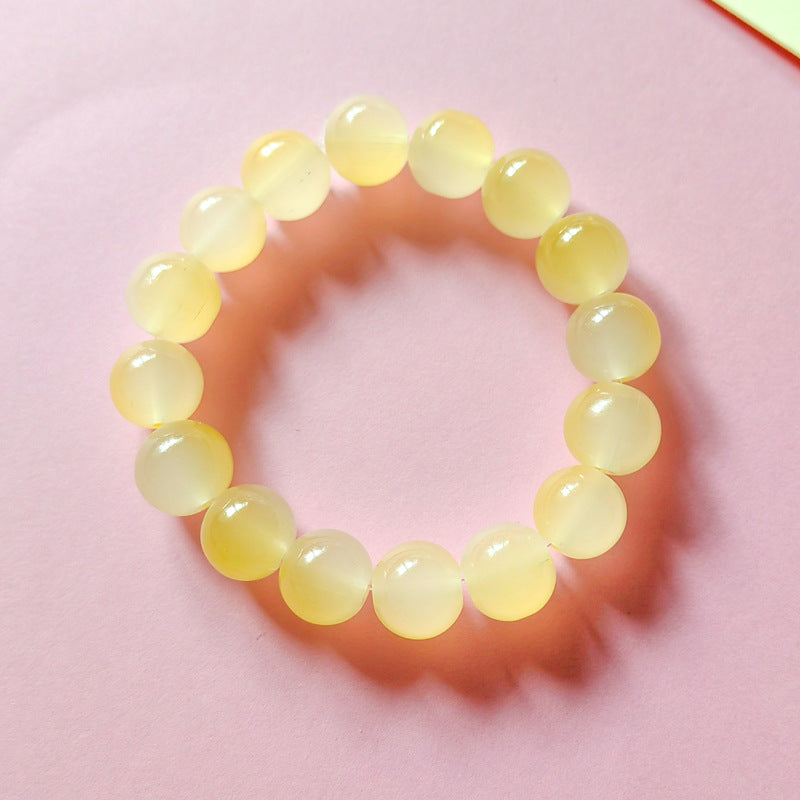 Women's Gradient Glass Imitation Bodhi Root Pliable Temperament Hand Toy Bracelets