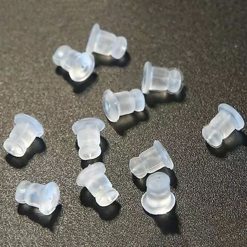 Earplug Plastic Silicone Transparent Ear Plug Earrings