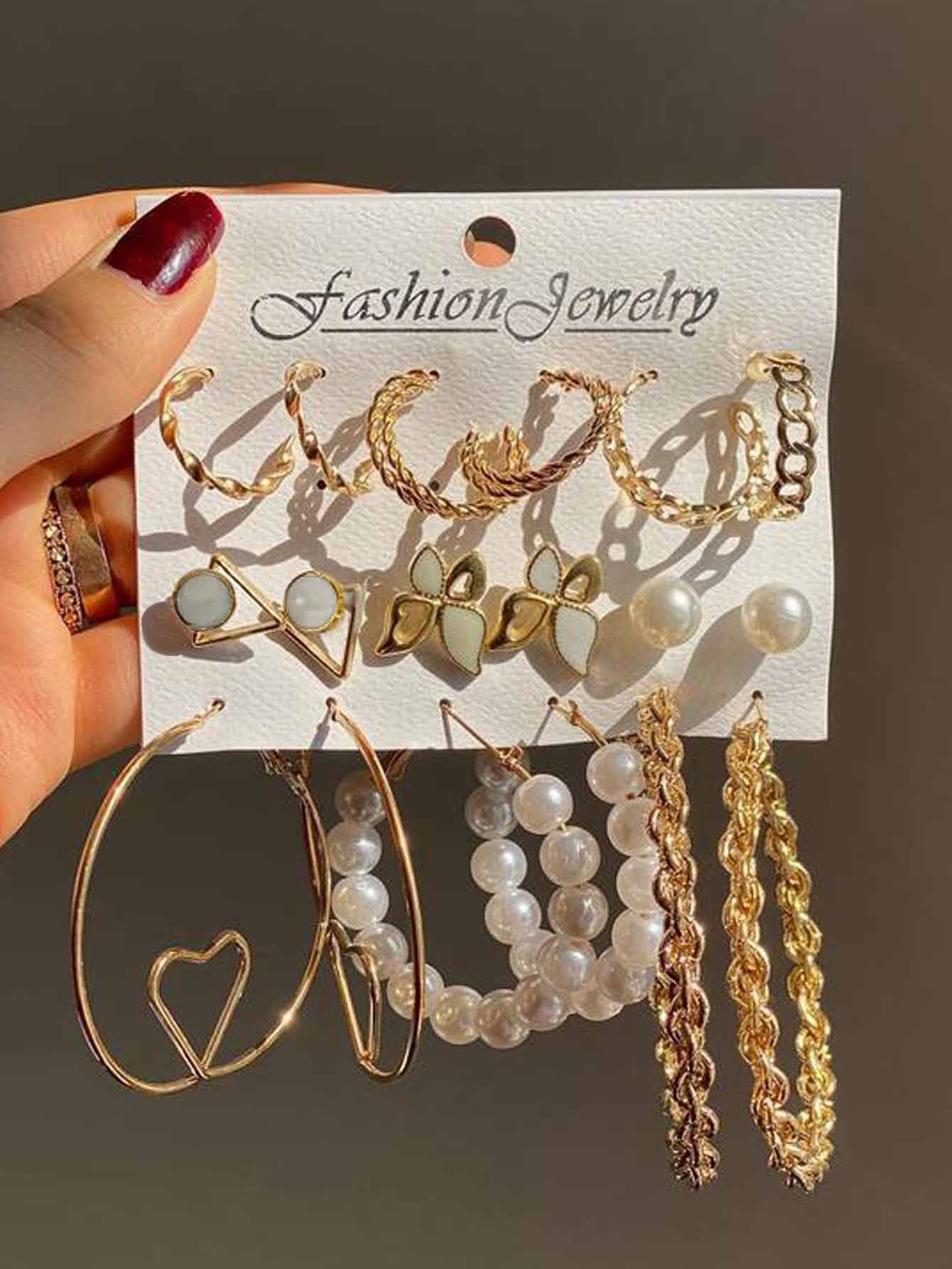 Clearance Swing Vintage Pearl High-grade Ear Female Earrings