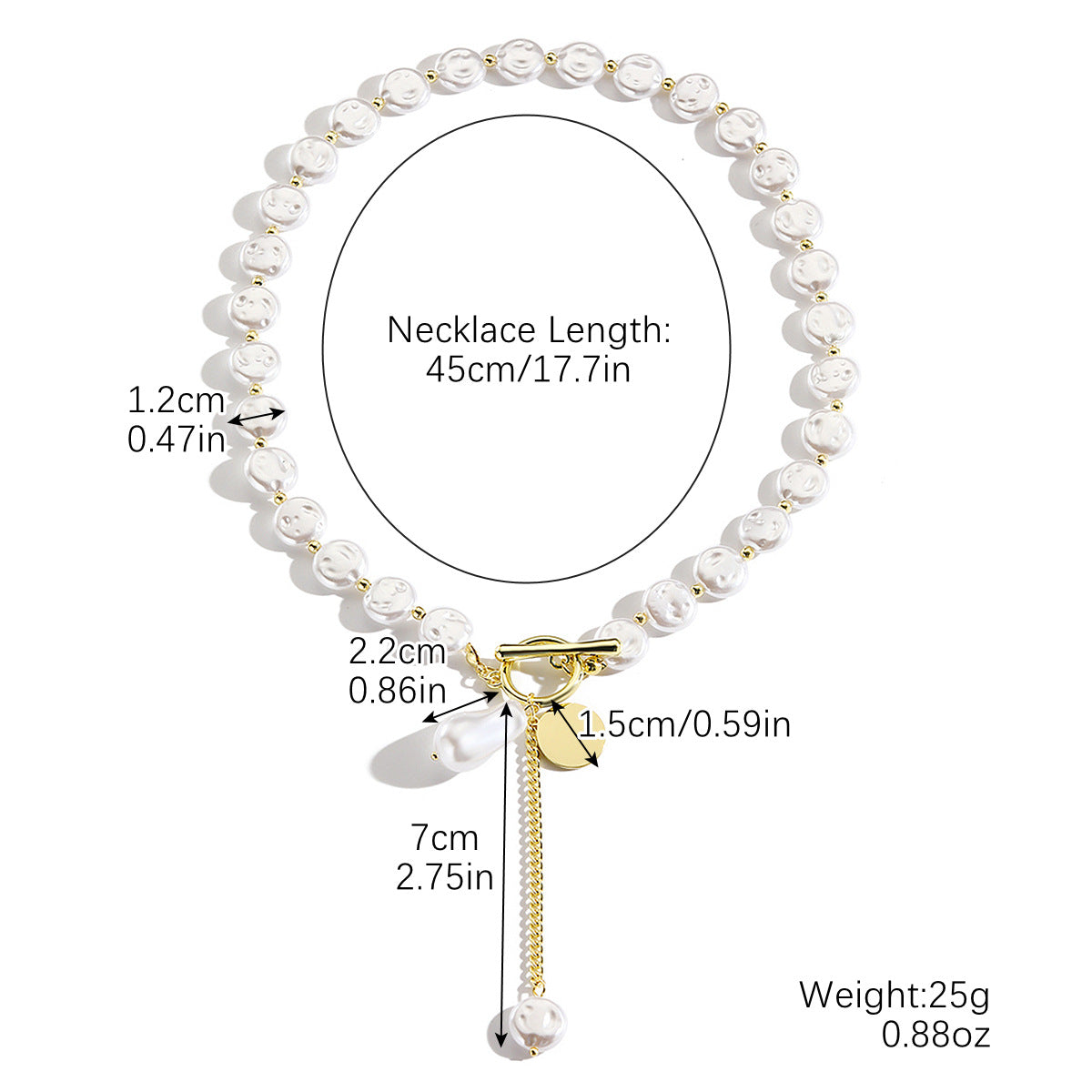 Women's Baroque Pearl Affordable Luxury Fashion High Necklace