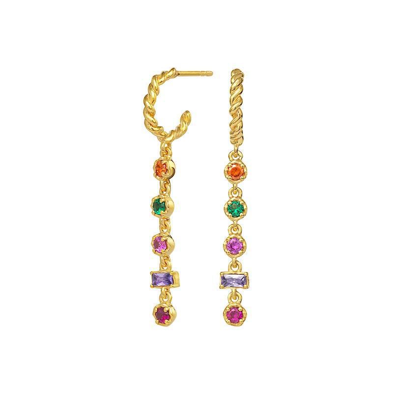 Women's Chain Double Hole Ear Fashion Trend Rings