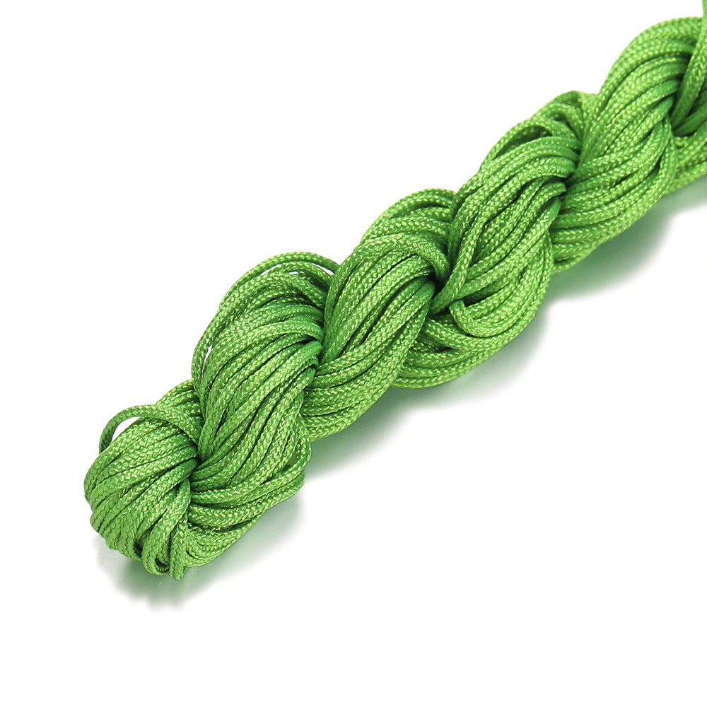 Handmade Braided Jade Strand Red Rope Thread Chinese Knot Hanging Ornaments
