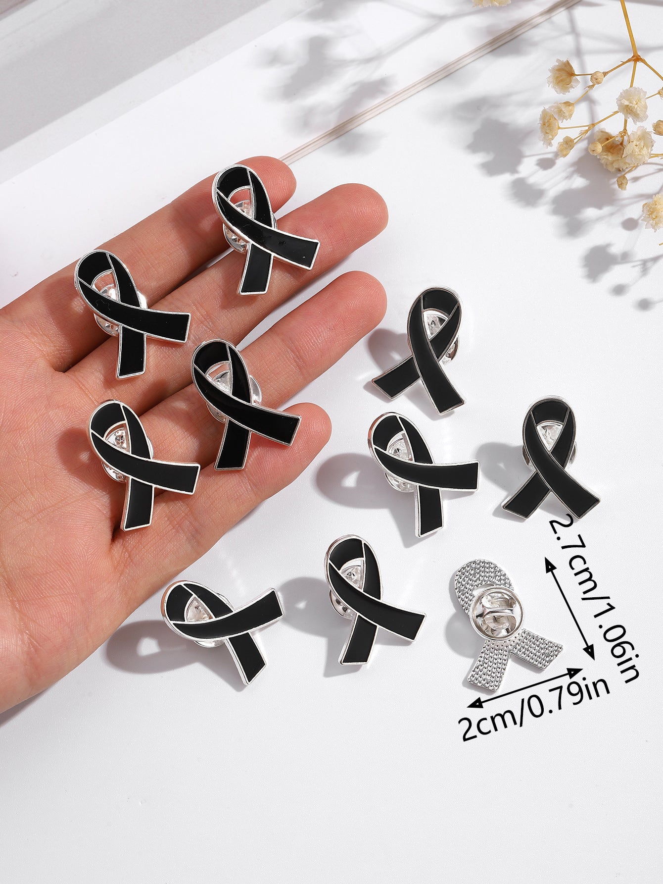 Activities Ribbon Brooch Marine Protection Concern Mental Brooches