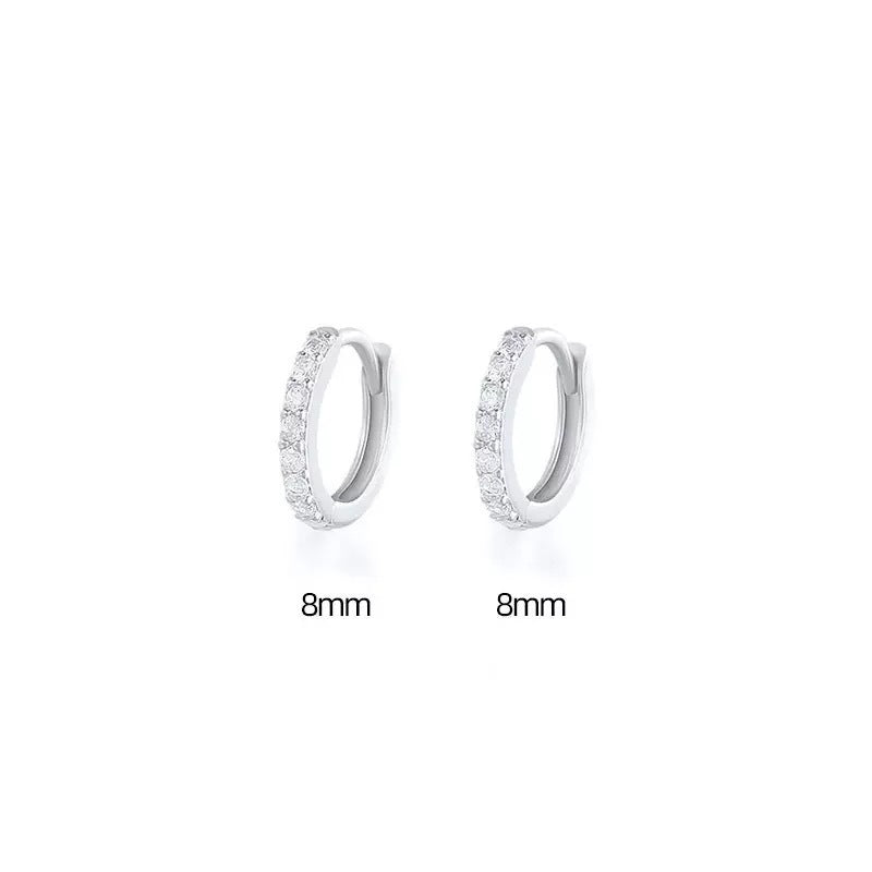 Women's Ear Clips Micro Inlaid Zircon Design Sense Earrings