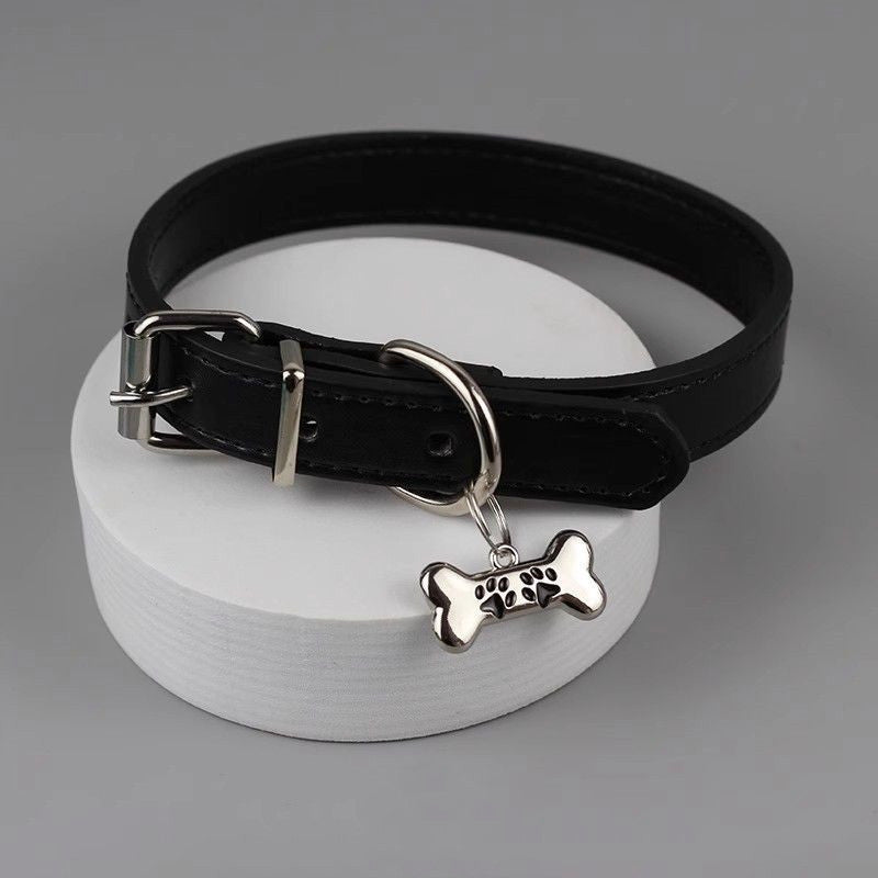 Size Leather Dark Punk Rock Niche Asian Culture Collar