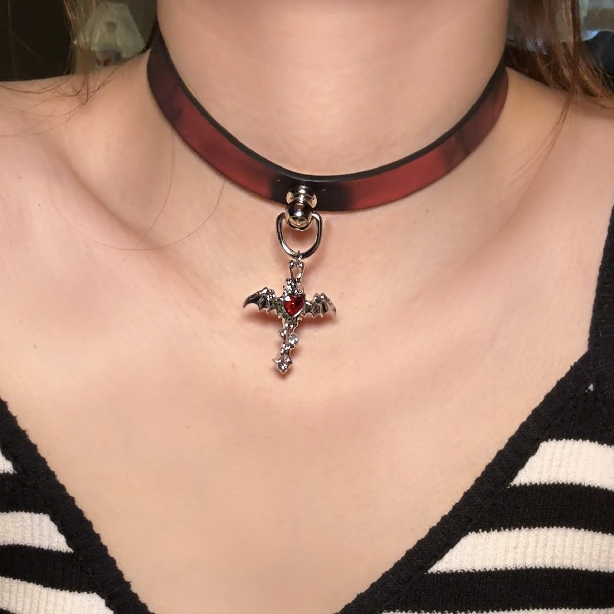 Paw Hot Soft Leather Trendy Cool High-grade Collar