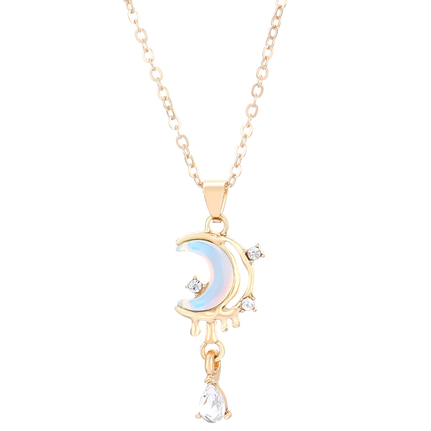 Elegant Charming Diamond Sun Moon Female Rings