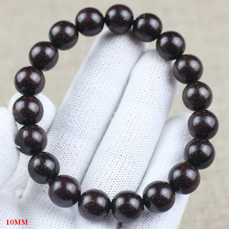 Women's & Men's Red Sandalwood Zambia Rosewood Beads Crafts Like Bracelet