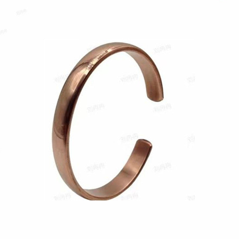 Jingling Retro Pure Copper Magnet Open-ended Bracelets