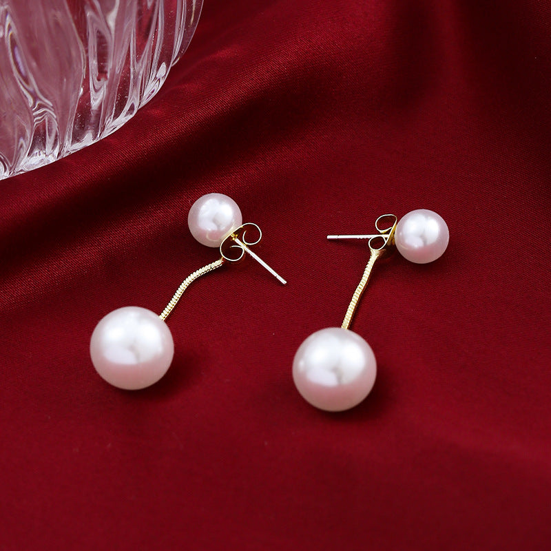 Women's Needle Pearl For Trendy Fairy Temperamental Earrings