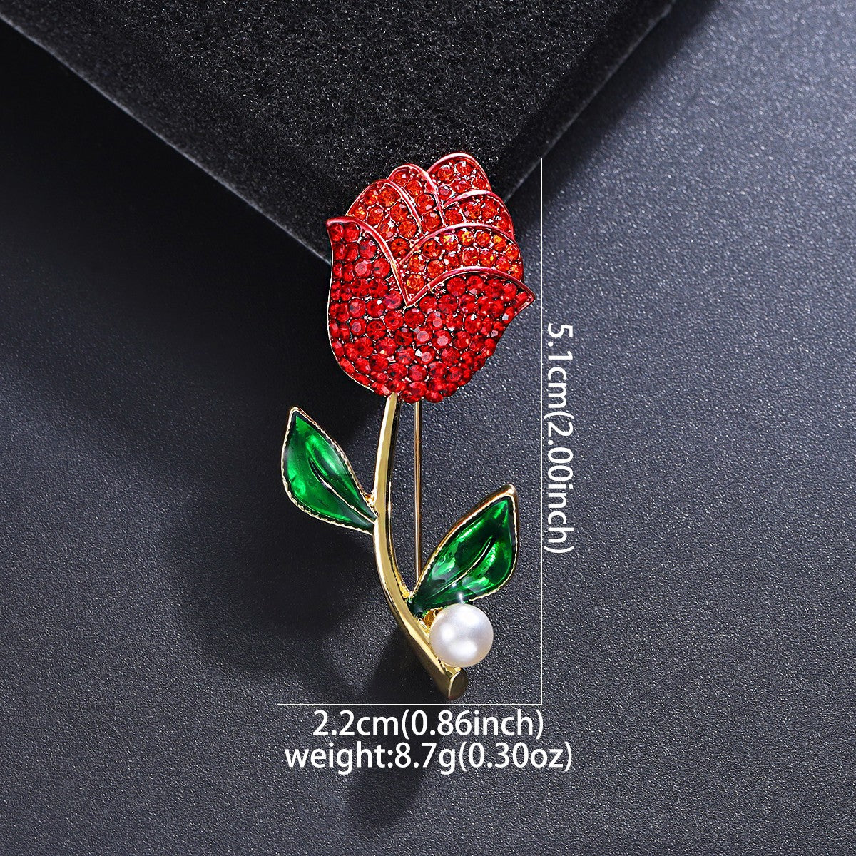 Women's & Men's Elegant Brooch Alloy Rhinestone Niche Design Business Corsage Brooches