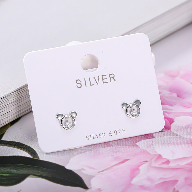 Sterling Sier Note Beautiful Bow Ear Bone Before Sleep Earrings