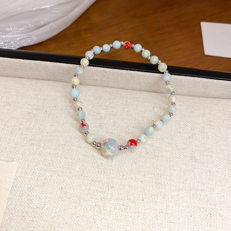 Women's Beaded Ethnic Style Light Luxury High Sense Bracelet