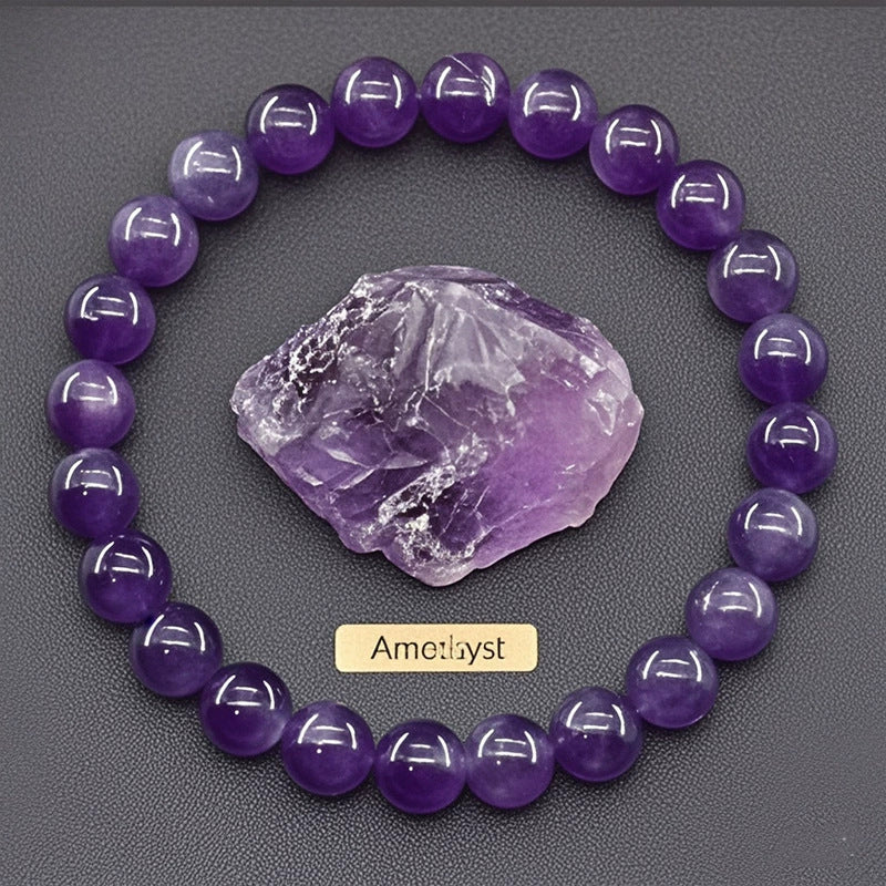 Red Green Treasure Amethyst Sunstone Lapis Lazuli Tiger Eye Handmade Bracelets