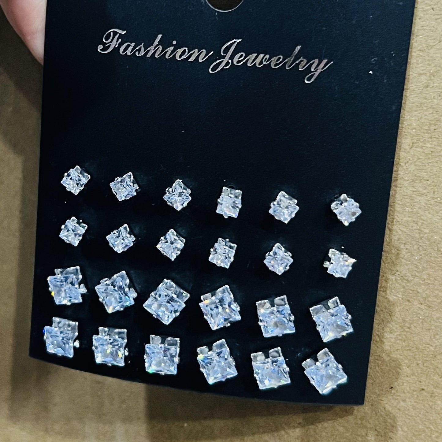 Innovative Simple Elegant Zircon Rhinestones Rhinestone Earrings