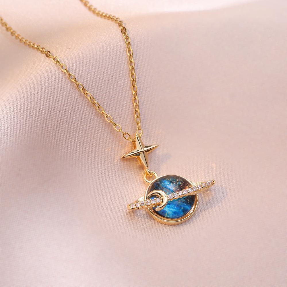 Light Luxury High-grade Super Fairy Titanium Steel No Fading Clavicle Necklace