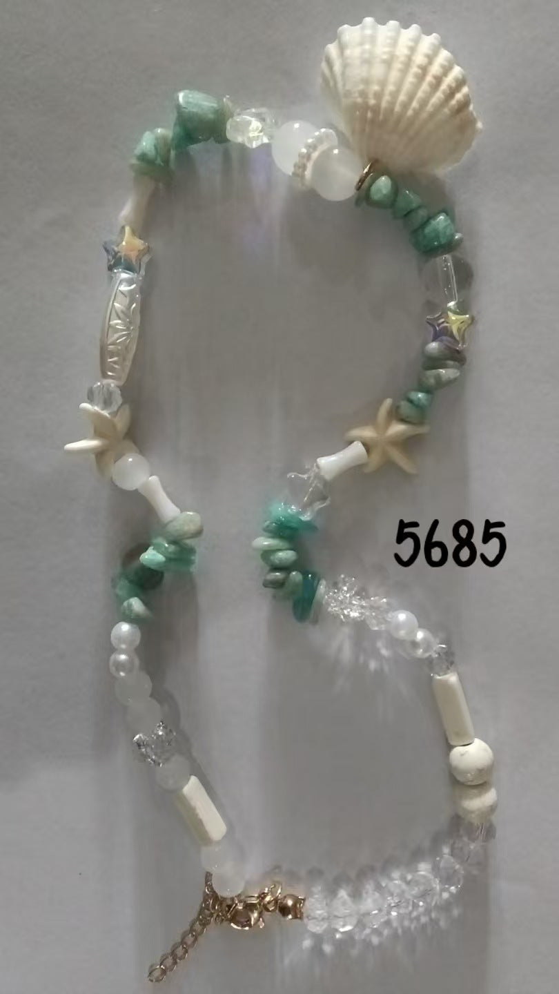 Ocean Style Cartoon Shell Female Bohemian Creative Weaving Turtle Jewelry Set