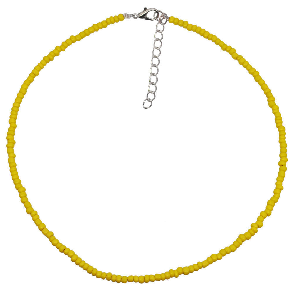 Women's Clavicle Chain Sweet Personalized Color Bead Handmade Beaded Necklaces