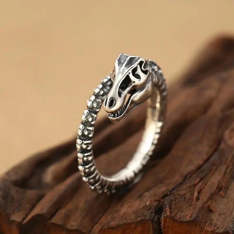 Cute Dinosaur Love Gift Personalized Jurassic Era Ring
