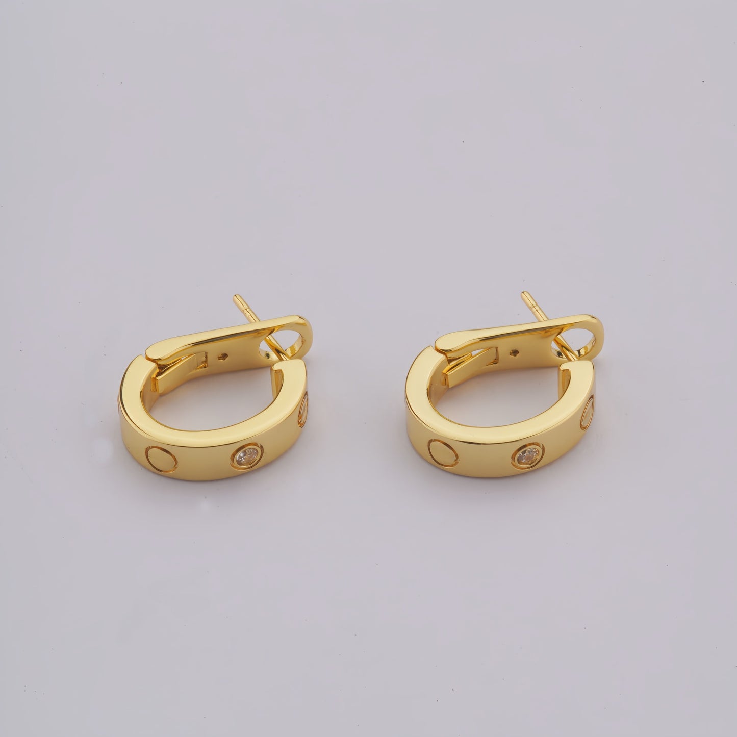 Women's High Version Diamond Shaped Ear Clip Affordable Luxury Stud Earrings