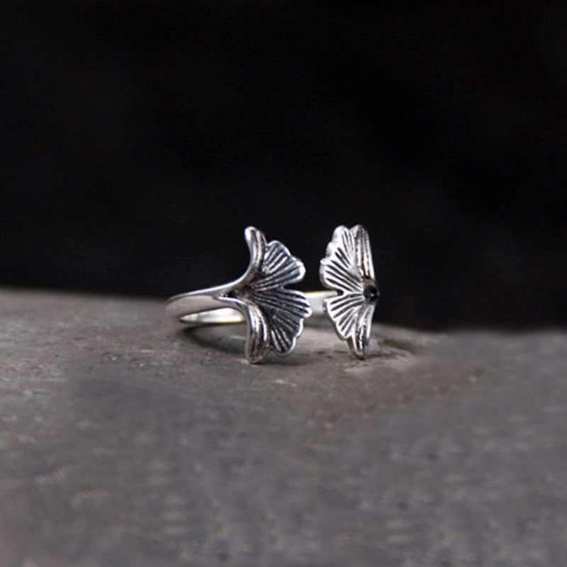 Women's Opening Fresh Temperament Branch Buds Index Ring