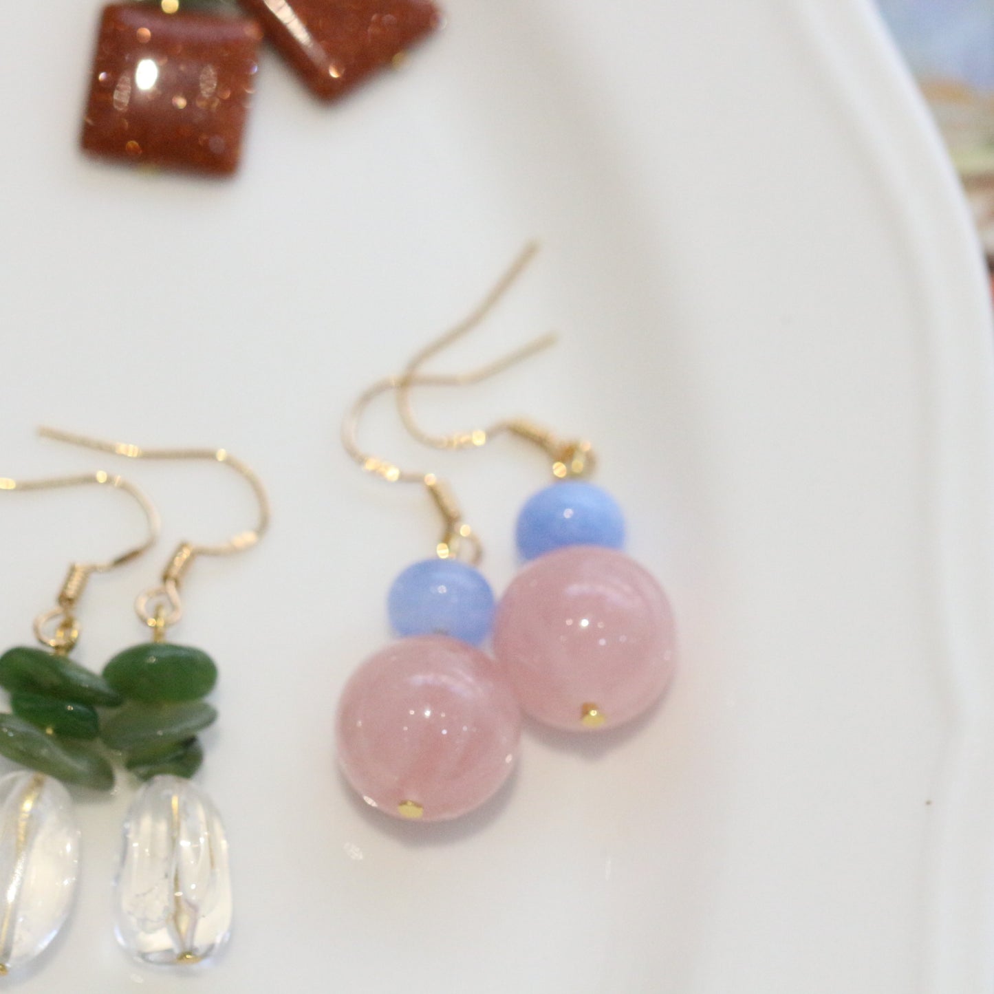 Crystal Simplicity Contrast Color Dopamine Matching Ear Hook