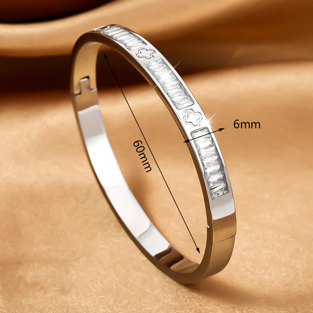 Titanium Steel Stainless Real Gold Furnace Bracelets