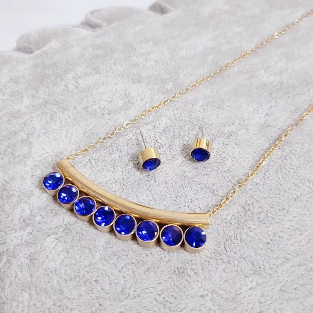 High Quality Color Protection Light Luxury Titanium Necklaces
