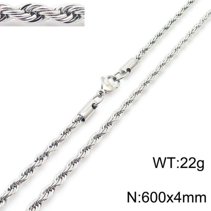 Women's & Men's Thick Thin Clavicle Chain Accessories Rock Necklaces