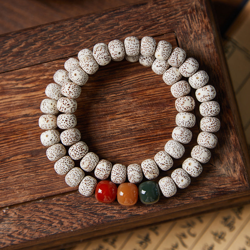 January Gold Seed Crafts Buddha Prayer Beads Bracelets