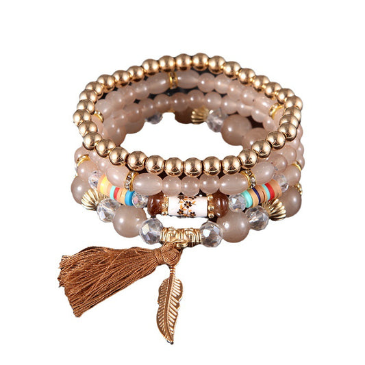 Bohemian Ethnic Style Beaded Ornament Trendy Bracelets