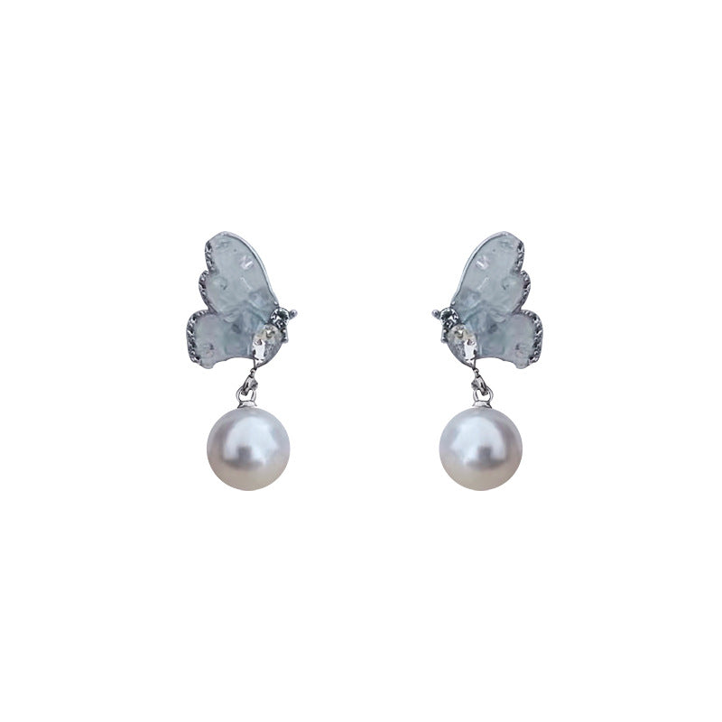 Women's Fashion Pearl Design Light Luxury High-grade Earrings