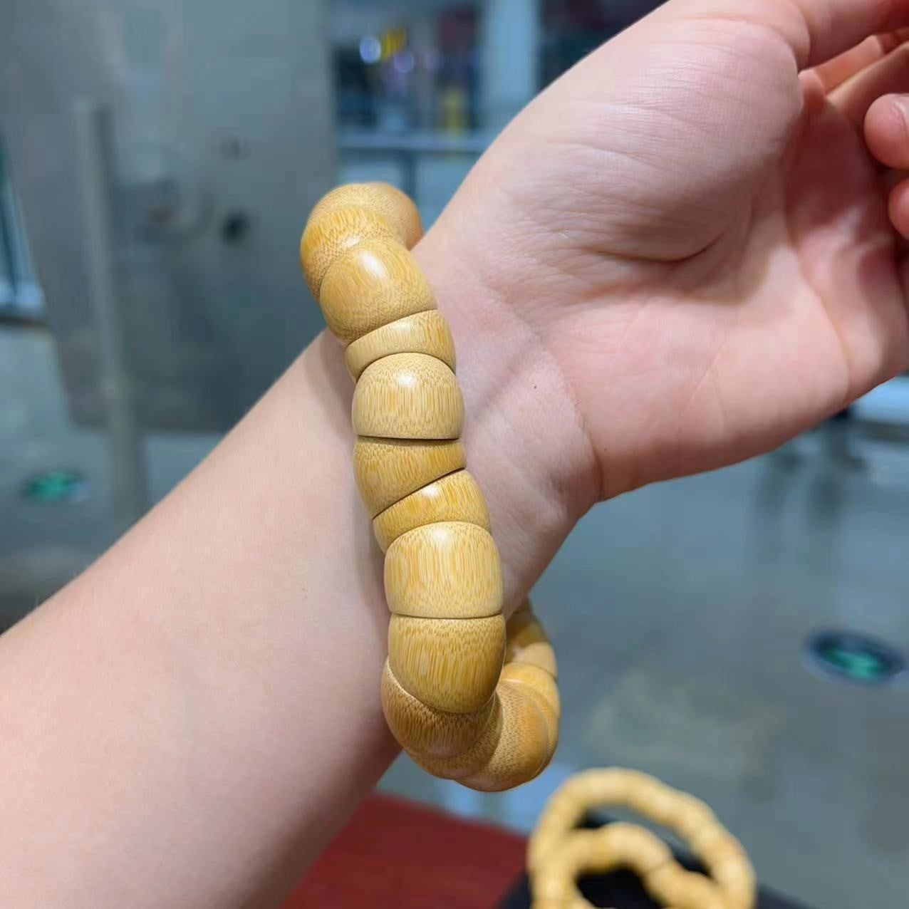Materials Solid Jade Bamboo Raw Leather Boutique Handmade Bracelets
