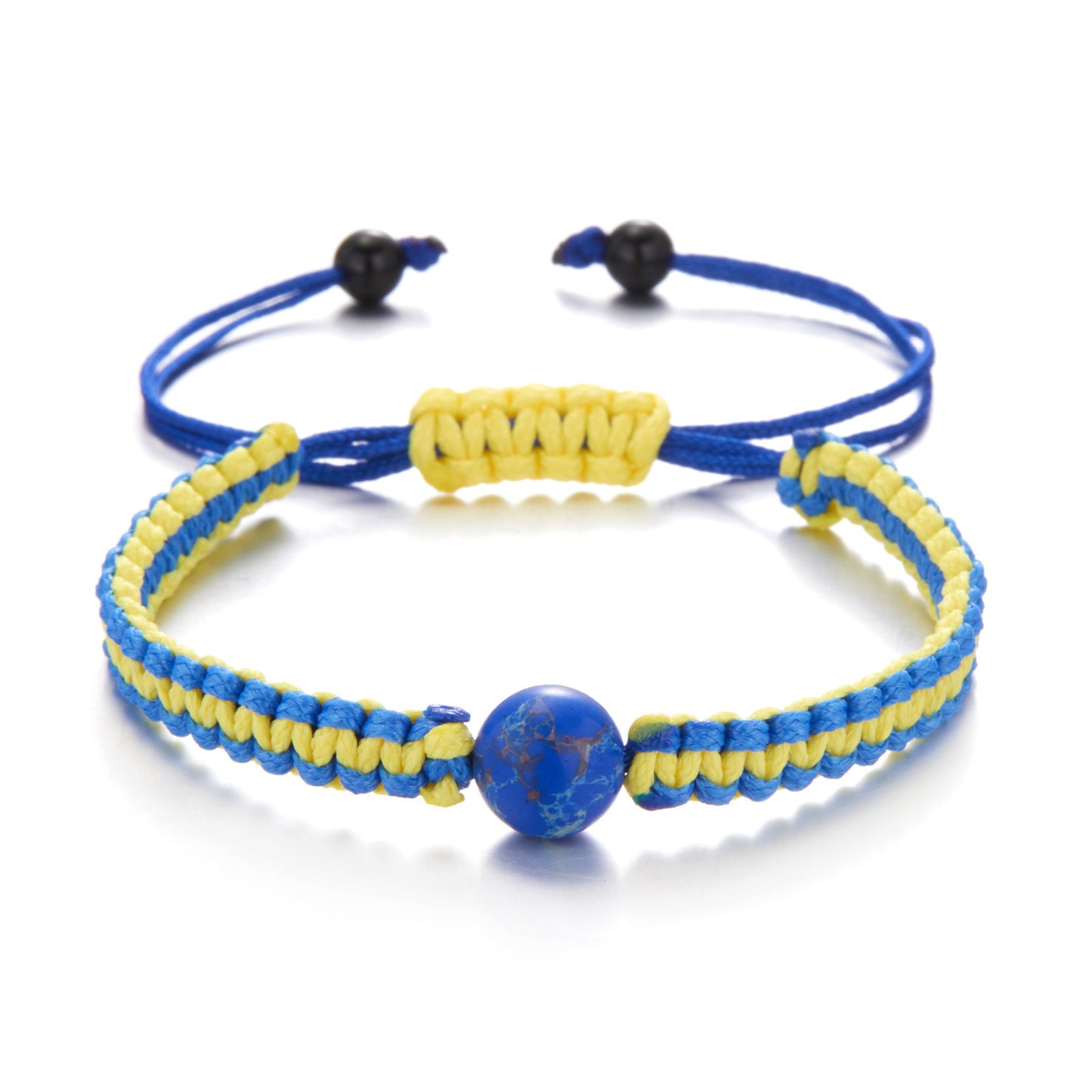 Fashion Ukraine Creative Beads Yellow Blue Bracelets