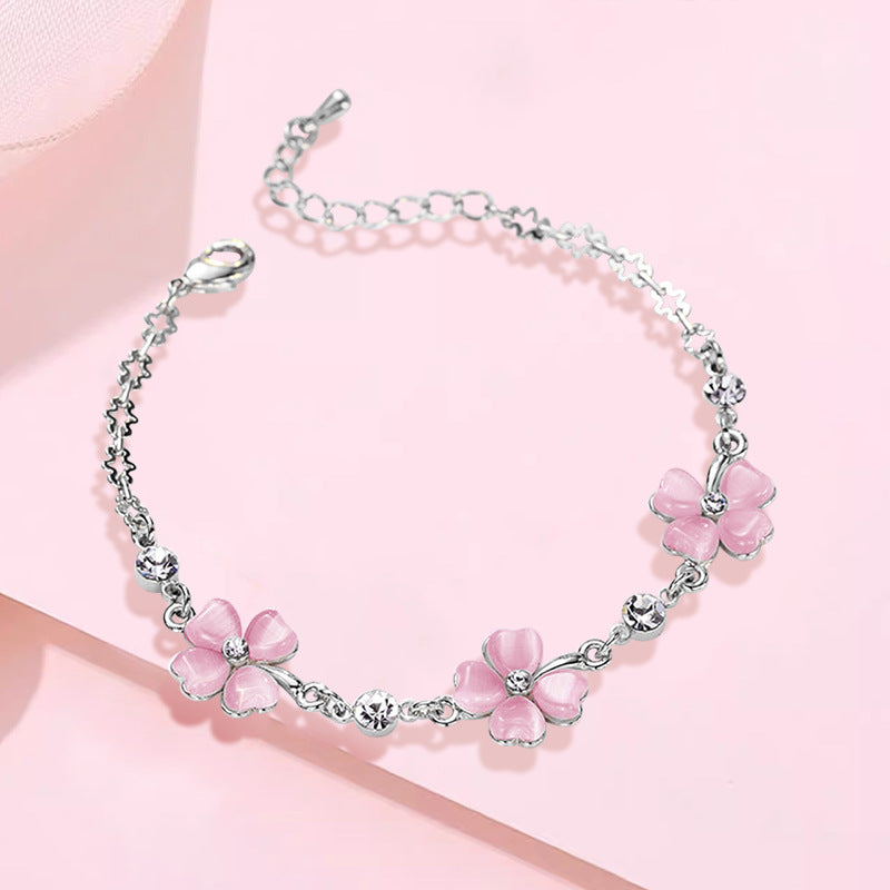 Lucky Four-leaf Clover Fashion Simple Mori Female Girlfriend Necklaces