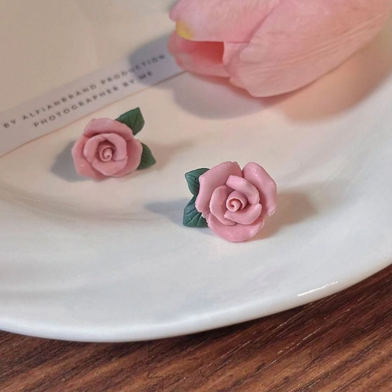 Style Fresh Sweet Camellia Trendy Summer Niche Design Rings