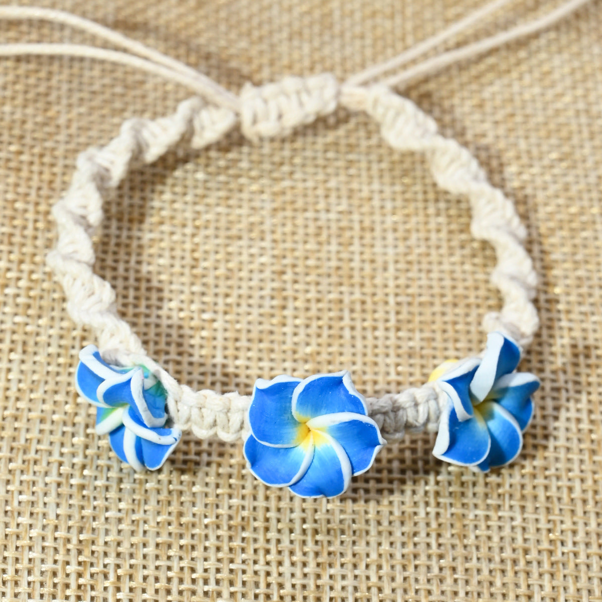 Beach Vacation Style Polymer Clay Bohemian Shell Hand-woven Navel Bracelets