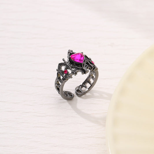 Style Cross Crown Love Heart-shaped Female Rings