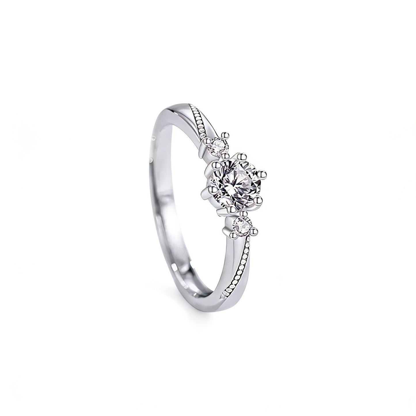 Love At First Sight Couple Fresh Open Ring