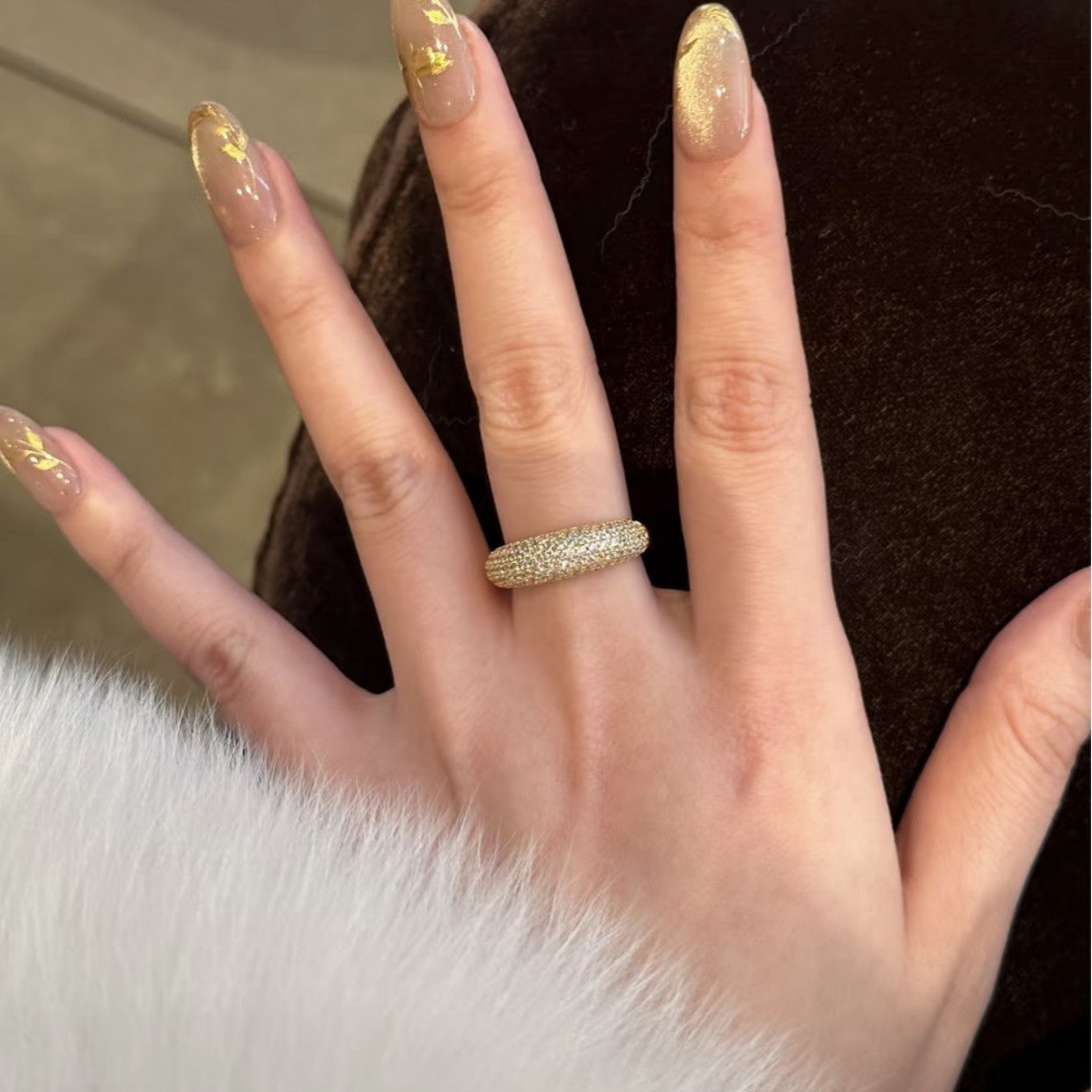 Luxury High-grade Sweet Open Adjustable Simple Fashion Rings