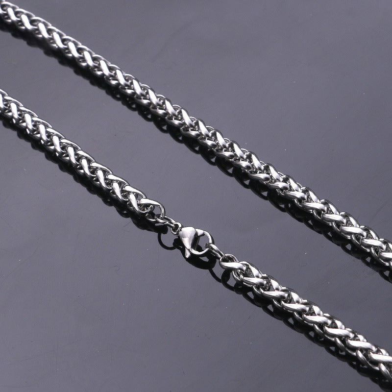 Featured Fashion Titanium Chain Choker Handmade Necklaces