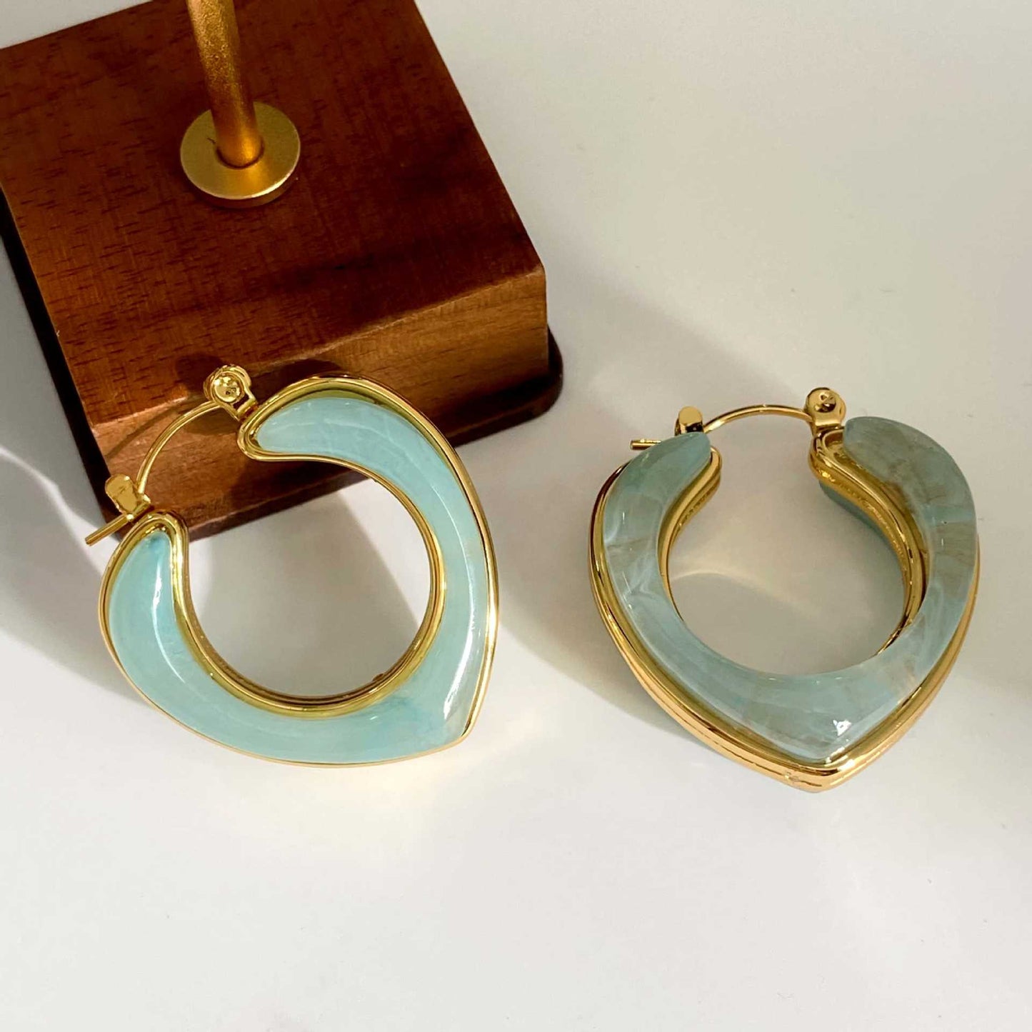 Luxury Fashionable Retro Elegant Resin Versatile Earrings