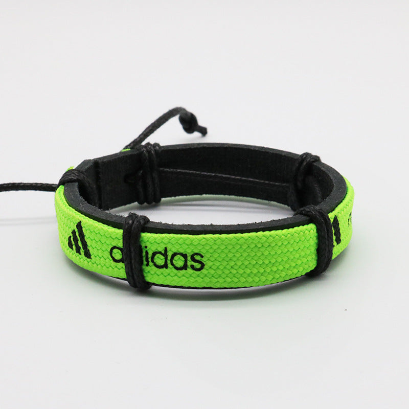 Male Female Couple Basketball Sports Weaving Bracelets