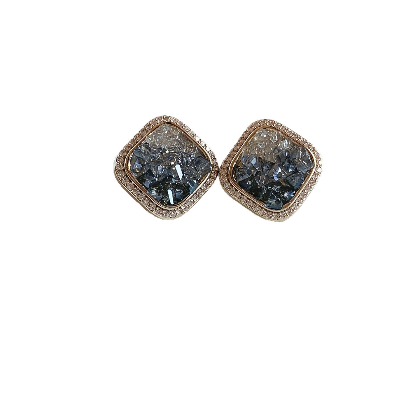Women's Light Luxury Temperament Elegant Sier Pin Stud Earrings