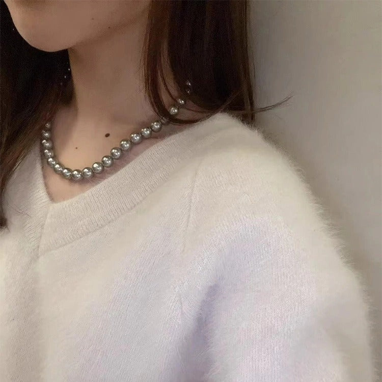 Sunflower Oni Love Sier Long Sweater Chain Necklace