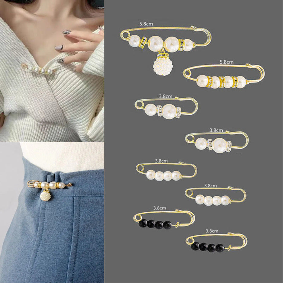 Fixed Clothes Clip Slimming Artifact Brooch Brooches