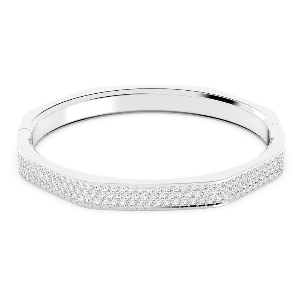 Austrian Crystal Series Double Design Pearl Rings