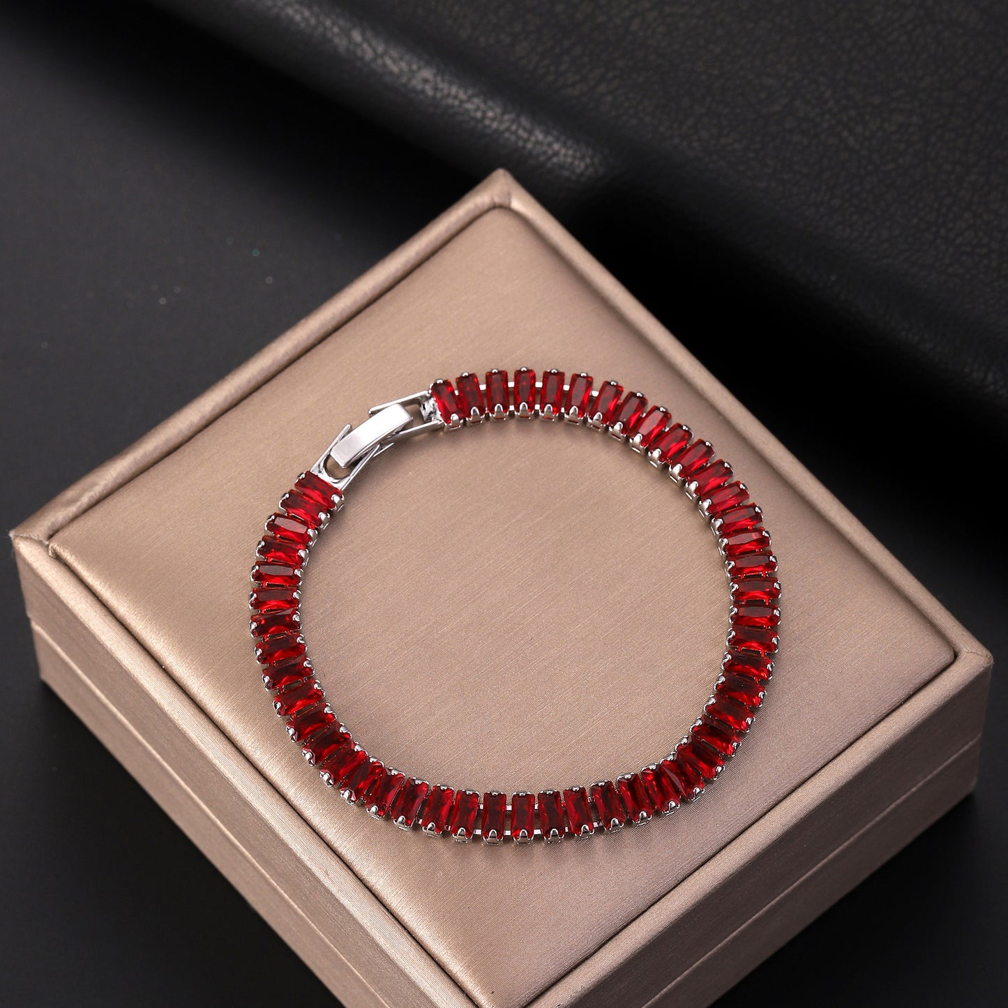 Women's & Men's Colorful Zircon Trendy Fashion Tennis Bracelets